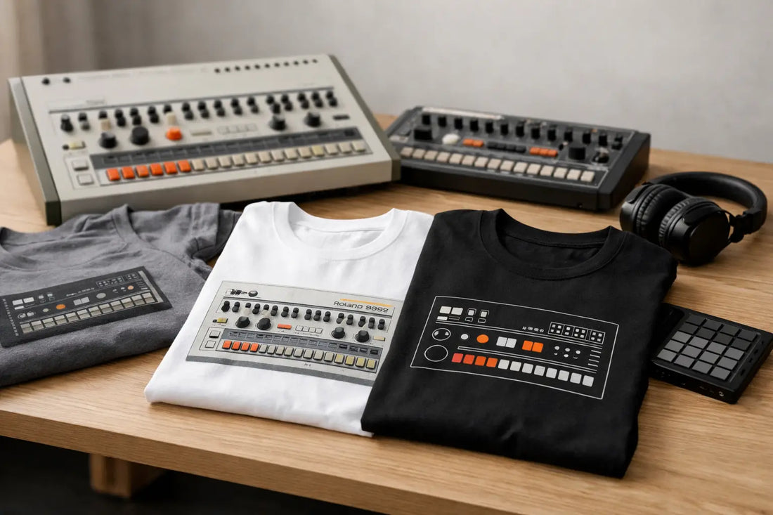 Roland 909 Drum Machine Shirt Style Guide