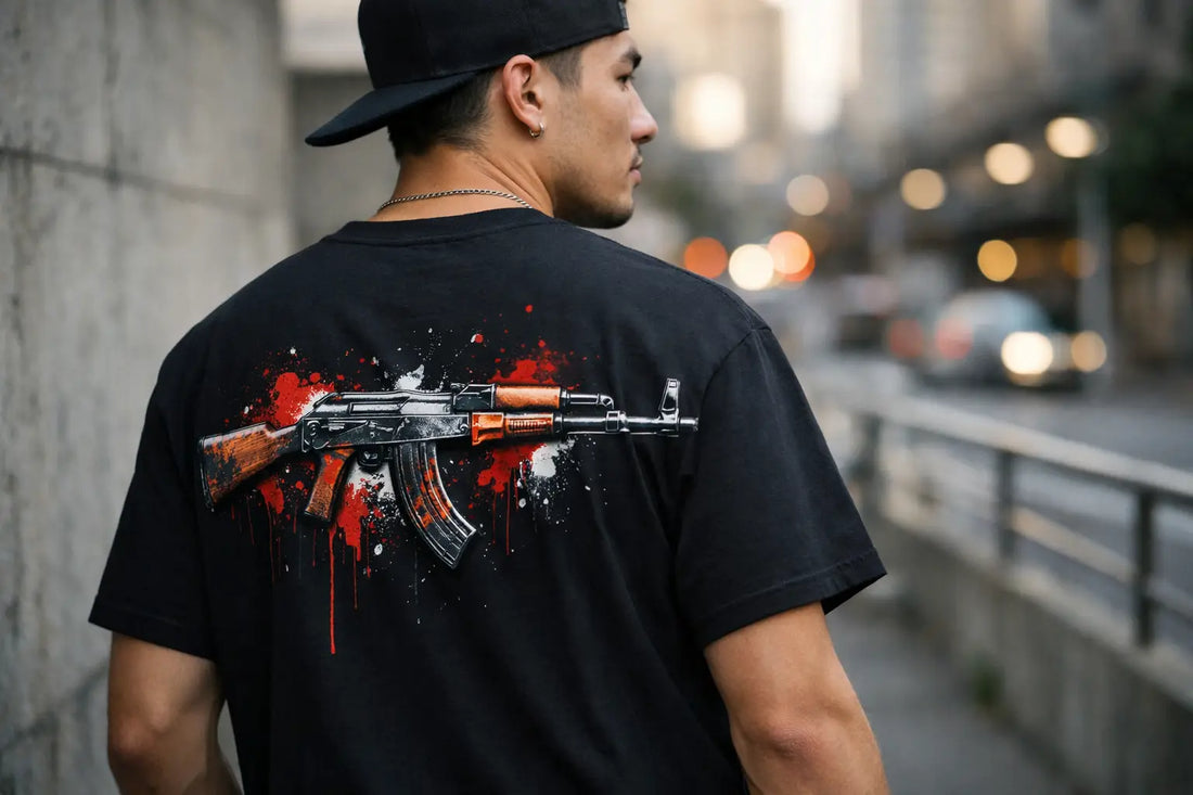 AK 47 Art Shirt for Streetwear Heads